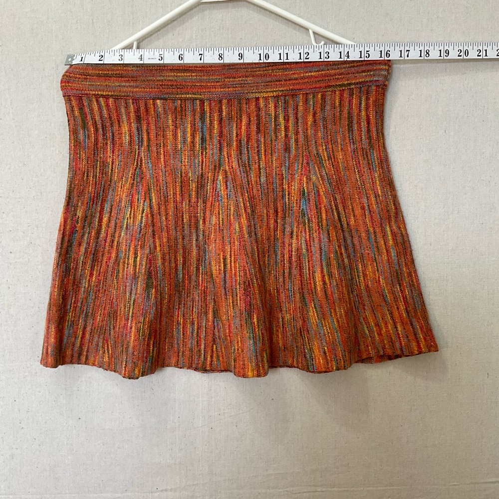 Kerisma Multicolour Knit Mini Skirt- size medium